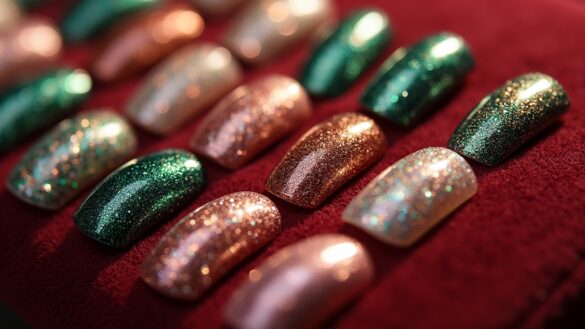 glamorous glitter nail designs