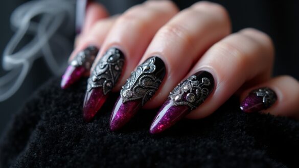 gothic nail designs collection