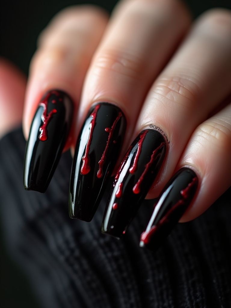 hauntingly beautiful bloody nails