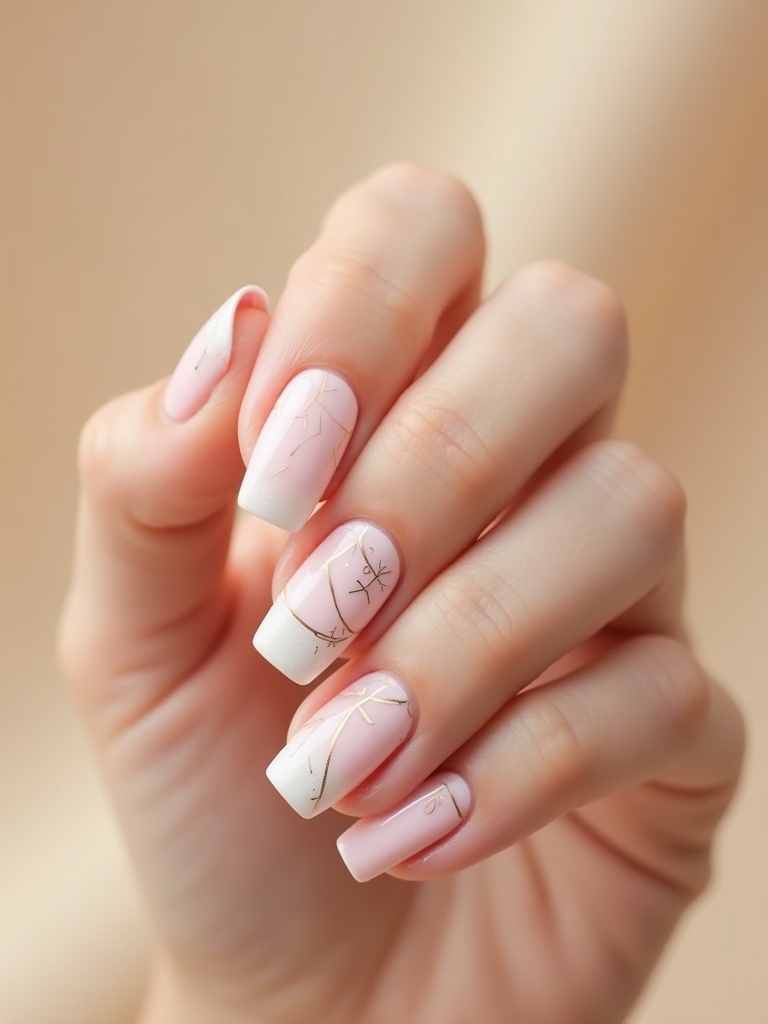 minimalist geometric nail designs