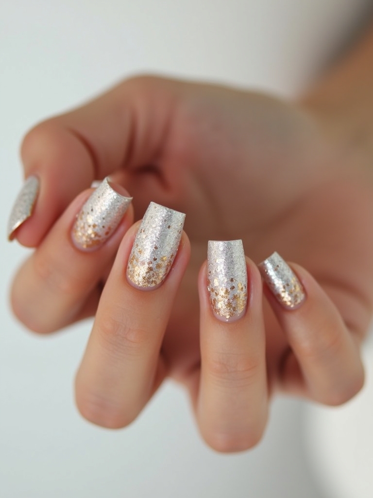 minimalist glitter dot designs
