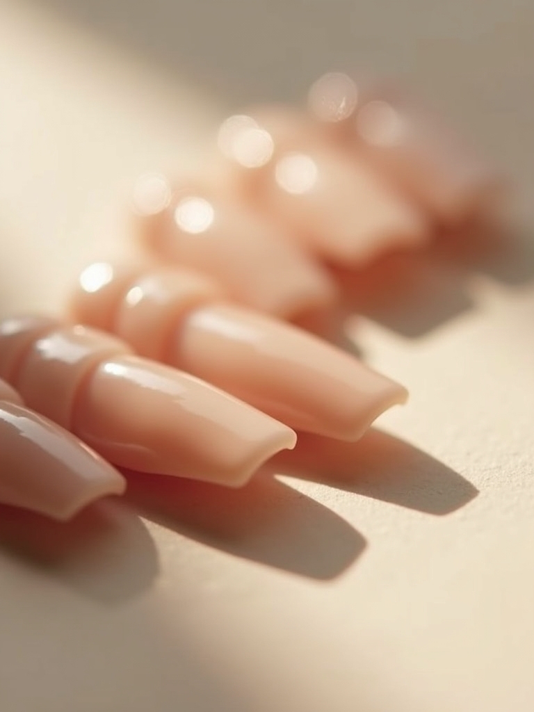 minimalist nude nail designs