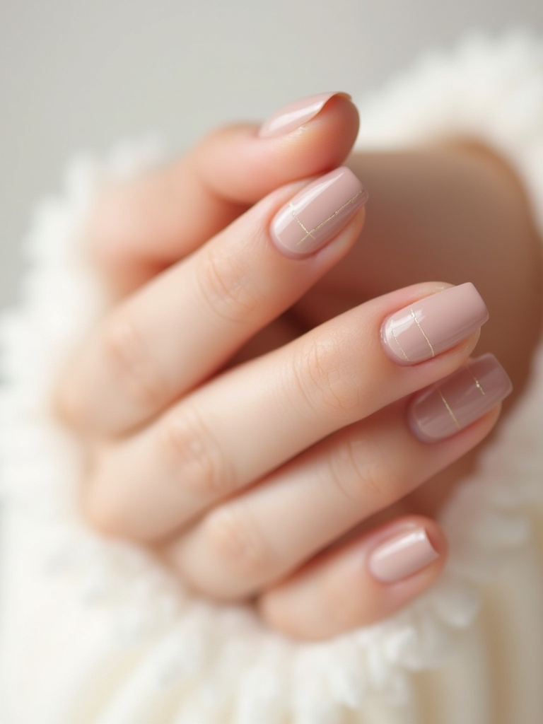 negative space nail art