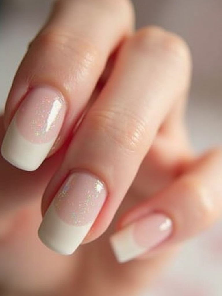 pastel baby boomer nails