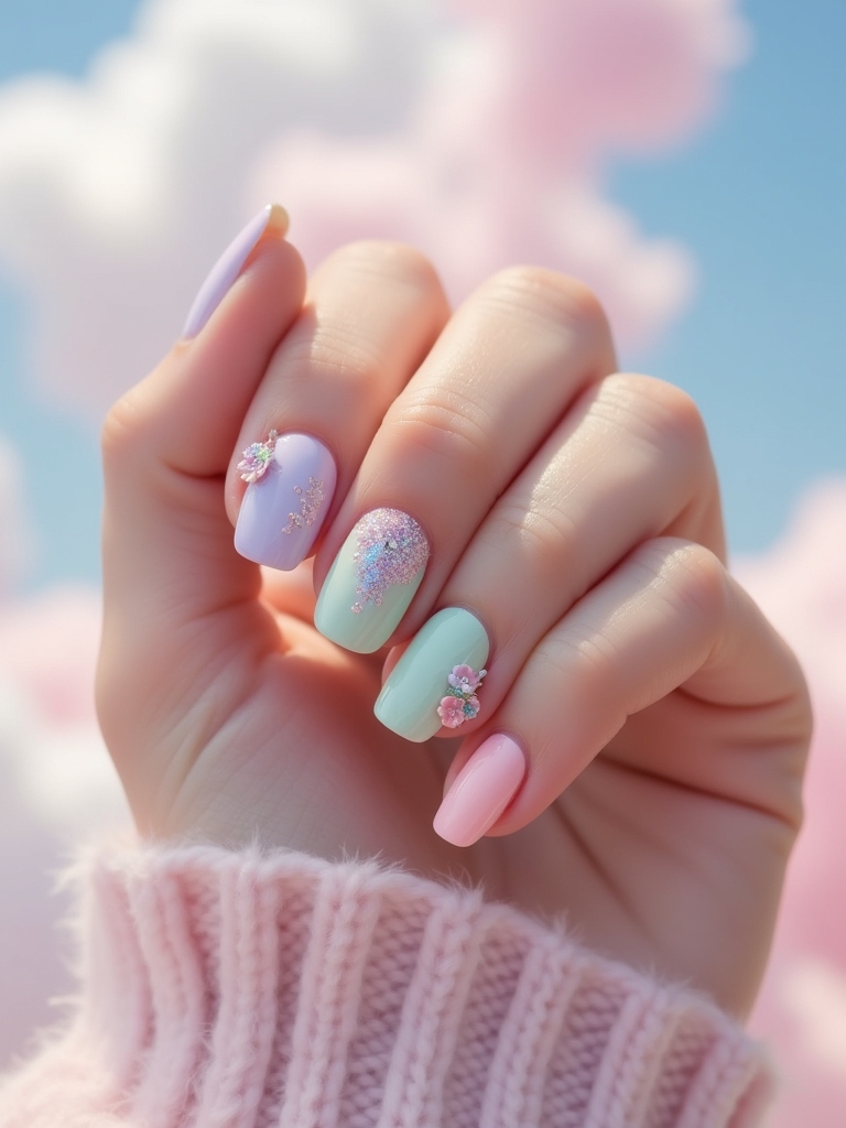pastel nail art inspiration