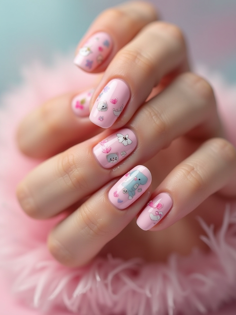 playful pink animal prints