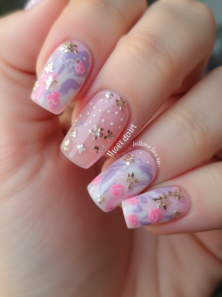 playful whimsical nail designs