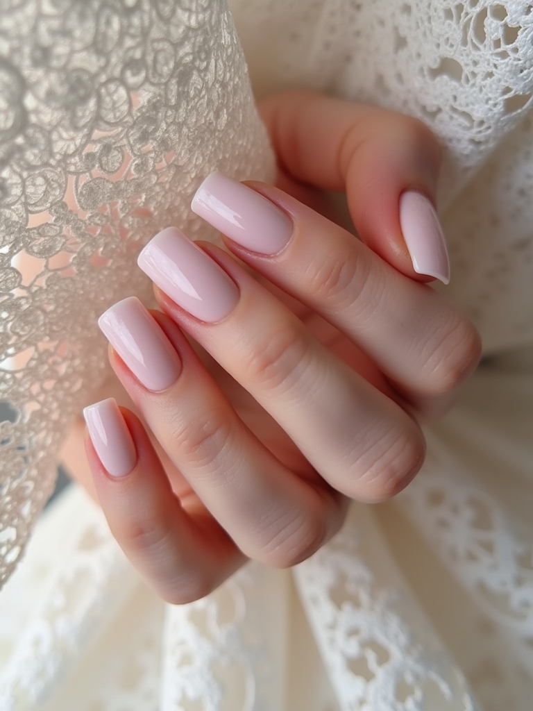 romantic vintage lace nails