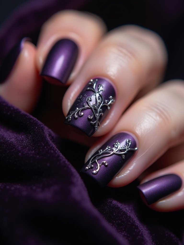 royal purple nail elegance