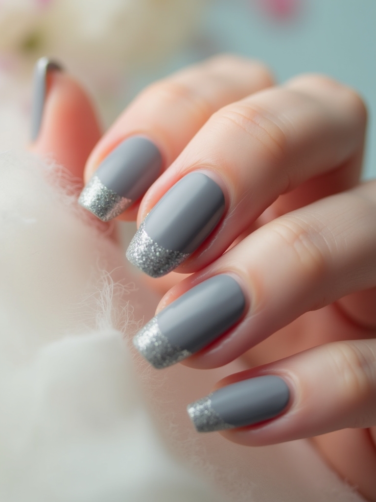 soft gray nail inspirations
