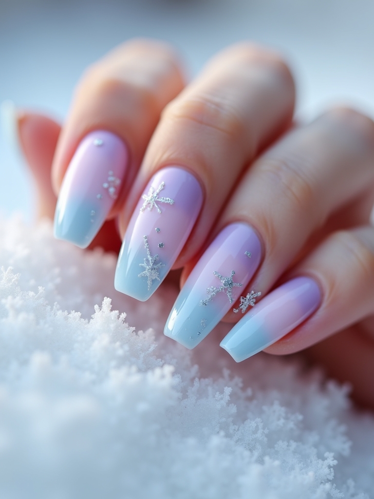 soft pastel ombre nails