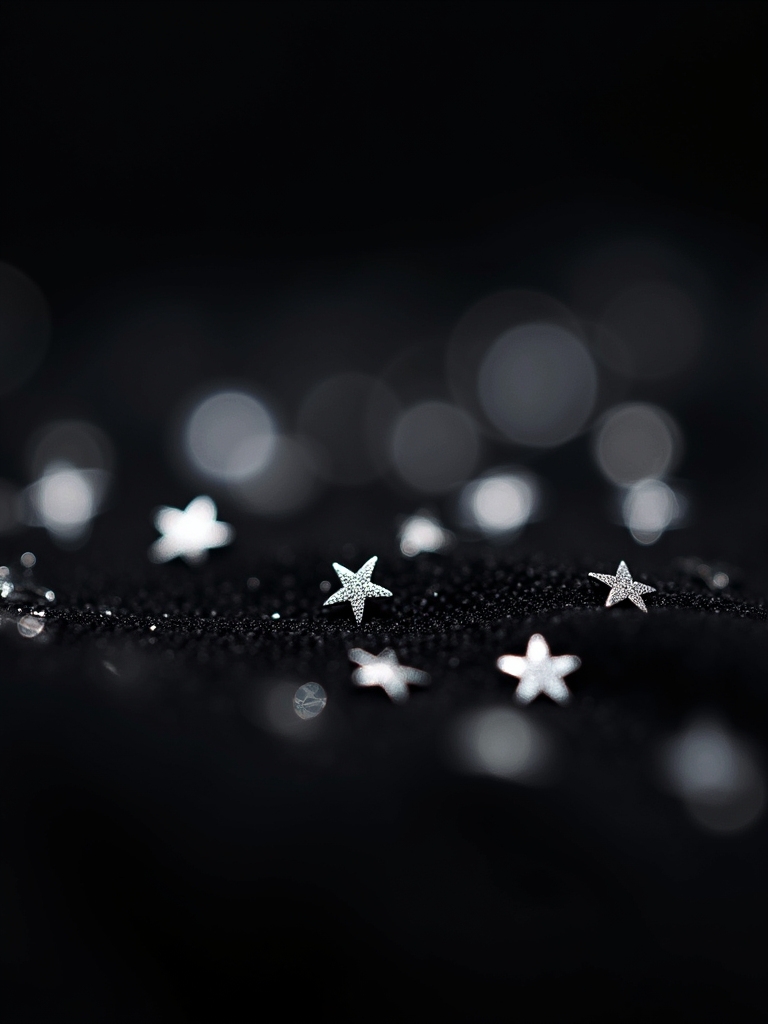 striking silver and black nails