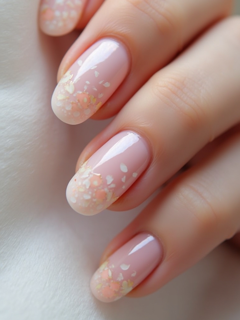 stunning stamped oval nails