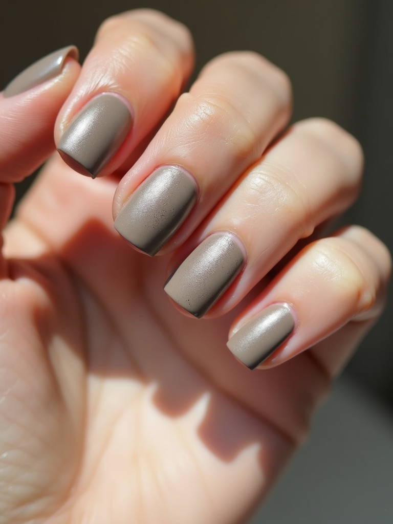 textured neutral nail designs