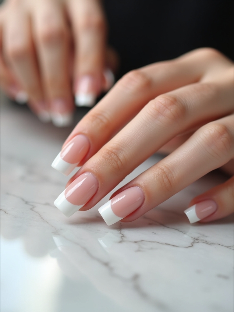 timeless french tip elegance