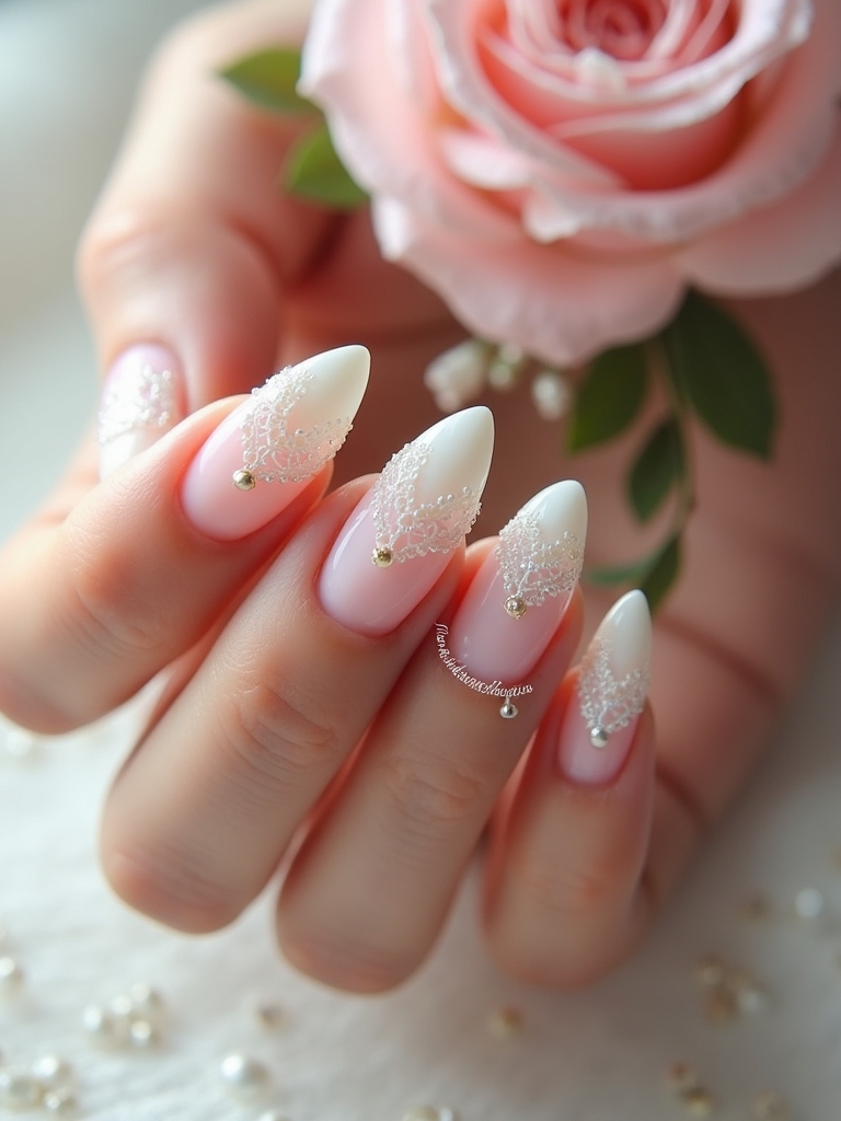 timeless vintage french manicure