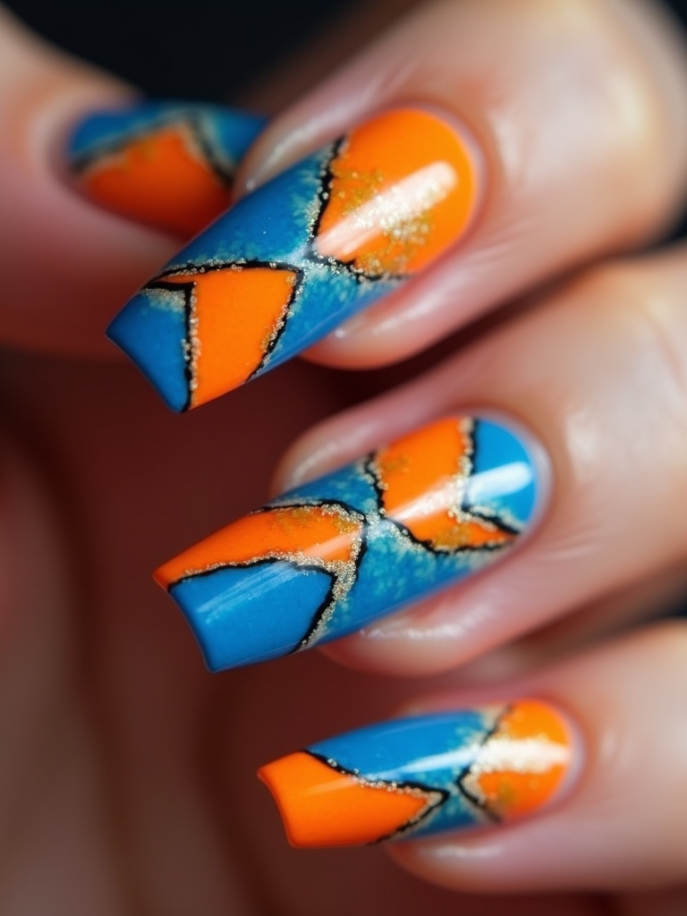 vibrant color block designs