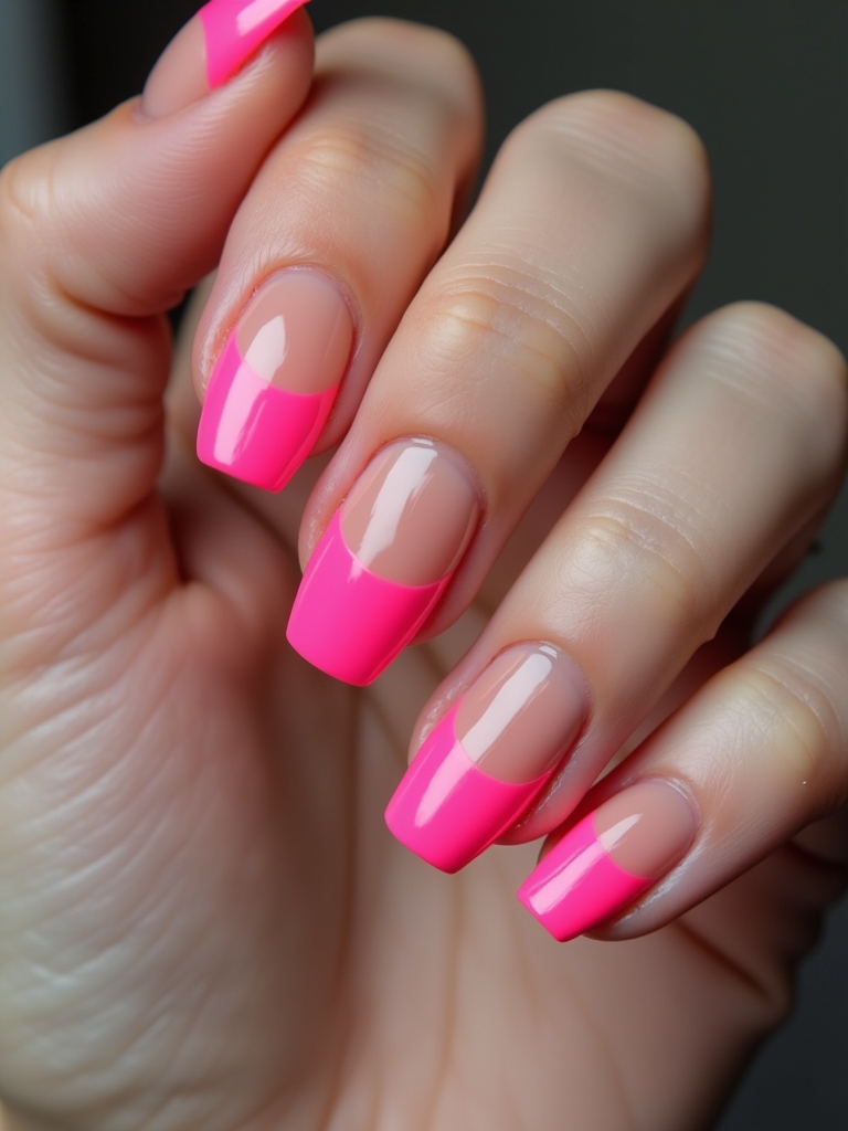 vibrant summer nail art